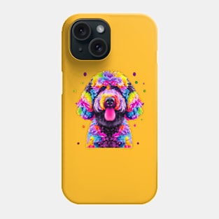 Portuguese Water Dog Colorful Artwork Phone Case