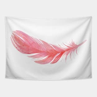 Pink feather perfection Tapestry