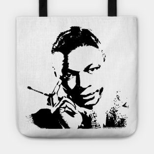 Nat King Cole pop art portrait Tote