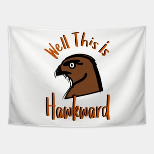 Well This Is Hawkward Tapestry