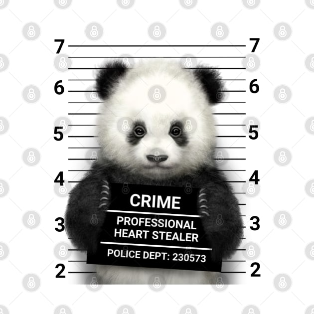 Panda mugshot by Emmadrawspanda