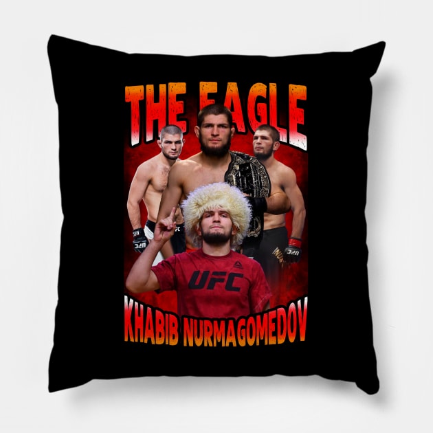 KHABIB NURMAGOMEDOV Pillow by hackercyberattackactivity