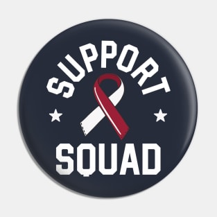 Oral Cancer Support Squad Head And Neck Cancer Awareness Pin