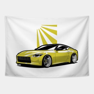 Green Yellow Fairlady Z Tapestry