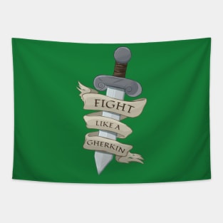 Fight Like A Gherkin Tapestry