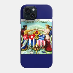 1898 Good Friends Cuban Cigars Phone Case