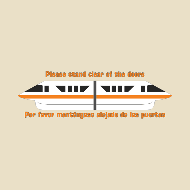 Please stand clear of the doors, Orange by bcrosby2011