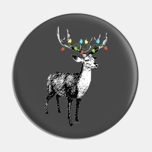 Reindeer Christmas Tree Pin