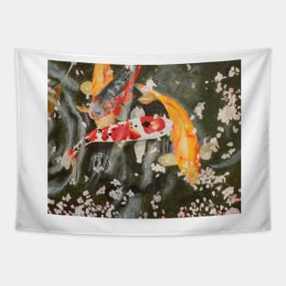 Japanese Koi Tapestry