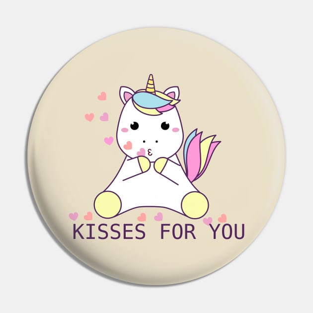 Baby unicorn - kisses for you Pin by grafart