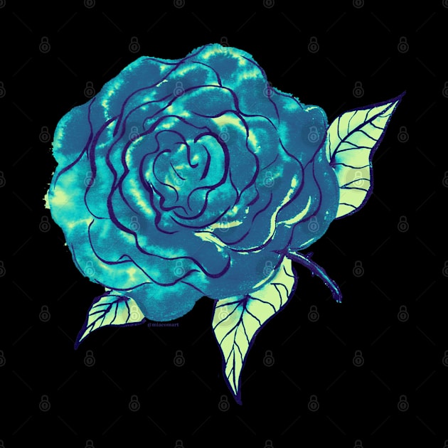 Blue Rose by miacomart