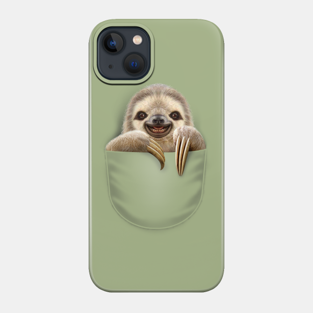 POCKET SLOTH - Humor - Phone Case