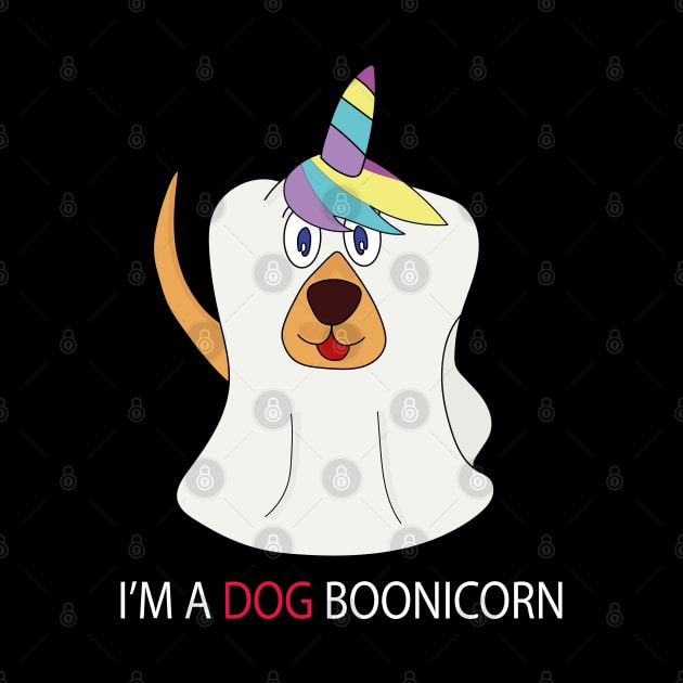 I'm a Dog Boonicorn Cute Ghost Unicorn by DiegoCarvalho