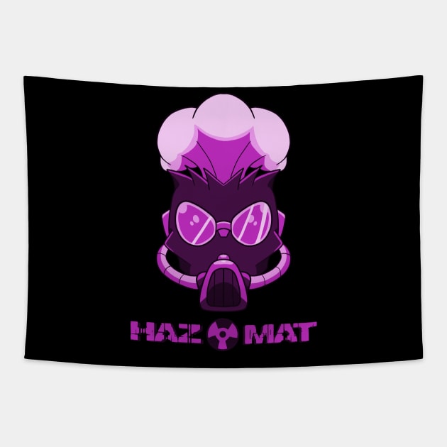 HazMat Warhead Purple Tapestry by KnightLineArt