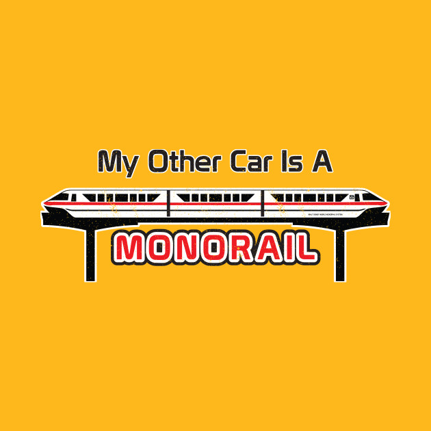 Disover Other Car - Monorail Red - Disneyland - T-Shirt