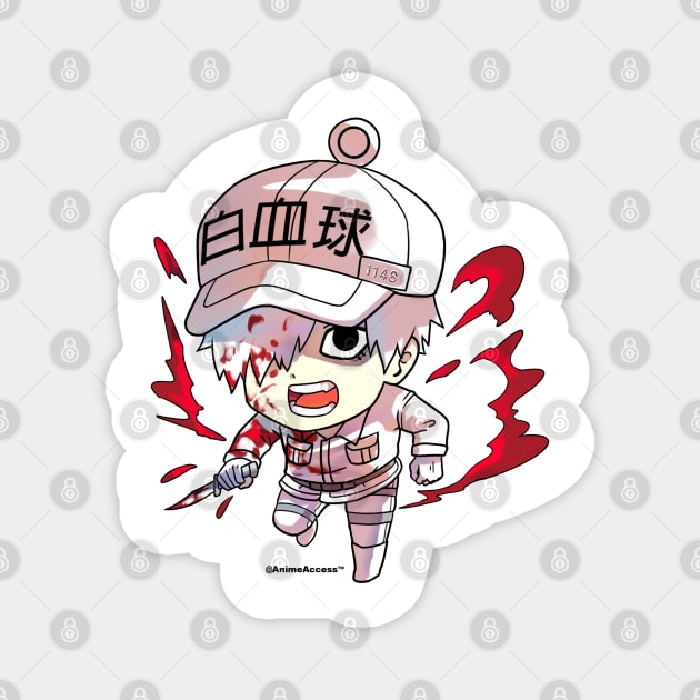 Hataraku Saibou: Cells at Work - White Blood Cell Magnet by Anime Access