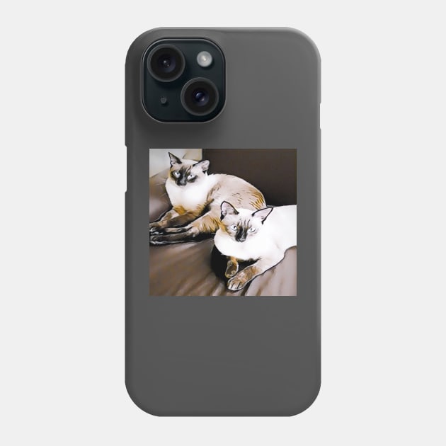 SIAMESE CAT Phone Case by CATUNIVERSE