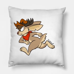 Wesley the Jackalope Pillow