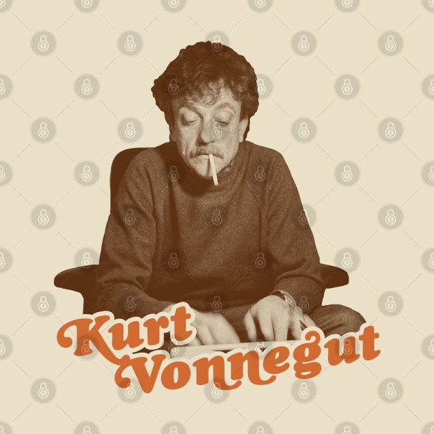 Vonnegut at the Typewriter by darklordpug