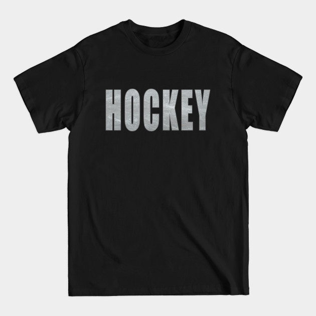 Disover Hockey Ice Silhouette - Hockey - T-Shirt