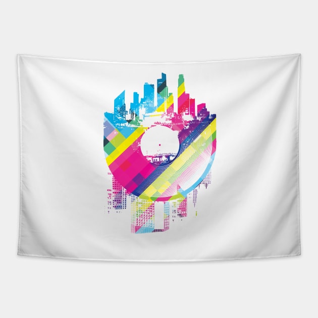 Urban Vinyl Tapestry by Sitchko