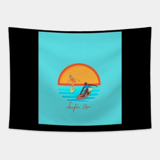 Surf In Up Tapestry