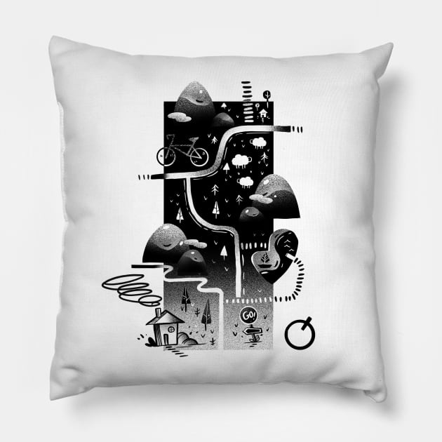 Map Pillow by KailD