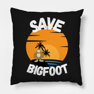 Save Bigfoot Pillow