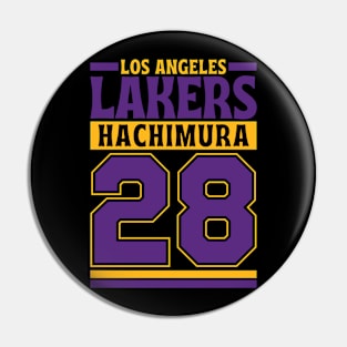 Los Angeles Lakers Hachimura 28 Limited Edition Pin