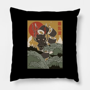 Great sushi dragon Pillow