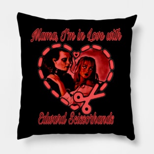 In Love with Edward Scissorhands Pillow