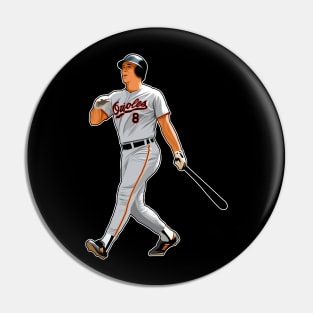 Cal Ripken Jr. #8 Hit Homerun Pin