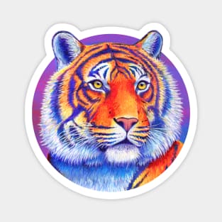 Fiery Beauty - Colorful Bengal Tiger Magnet