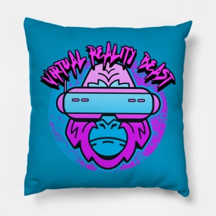 Virtual Reality Beast Graphic Pillow