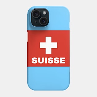 Switzerland Flag with Suisse Phone Case