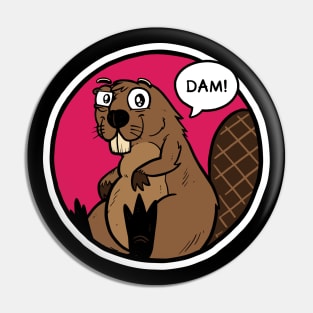 Dam Beaver Pin