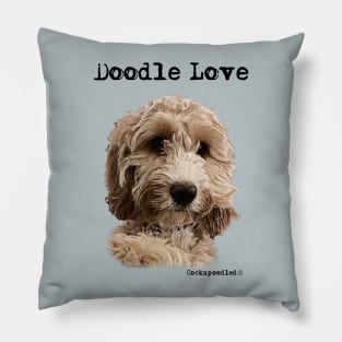 Doodle Dog Love Pillow