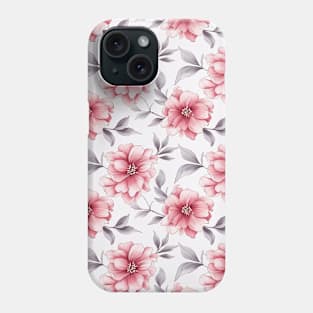 pink flowers Phone Case