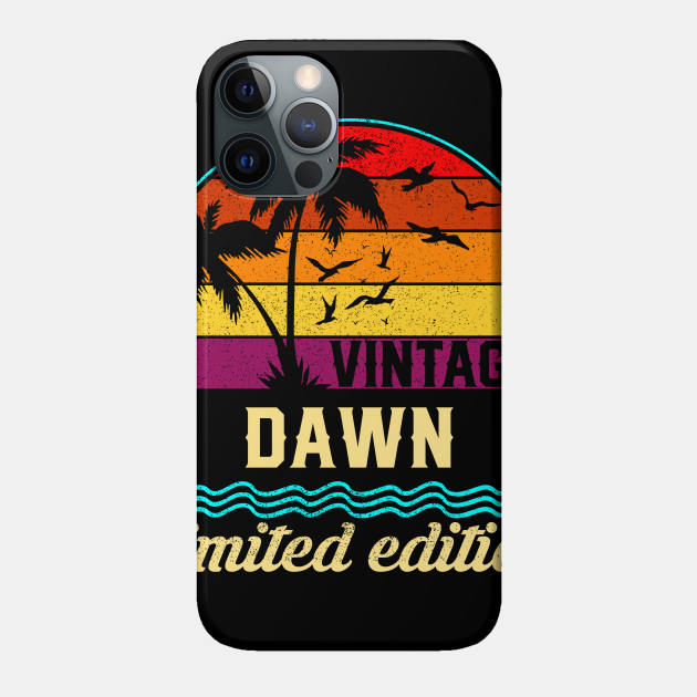 Vintage Dawn Limited Edition, Surname, Name, Second Name - Family Name - Phone Case