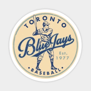 Vintage Toronto Blue Jays 3 by Buck Tee Originals Magnet