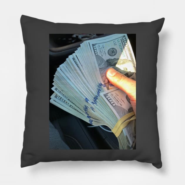 Get Money Pillow by UnderWearAvenger