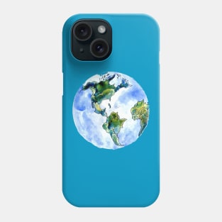 Hand Drawn Earth Phone Case