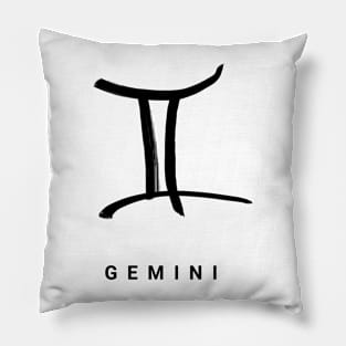 KIROVAIR ASTROLOGICAL SIGNS GEMINI #astrology #kirovair #symbol #minimalism #horoscope #twill #home #decor Pillow