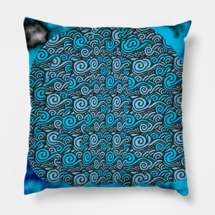 ceramic pumpkin motif Pillow