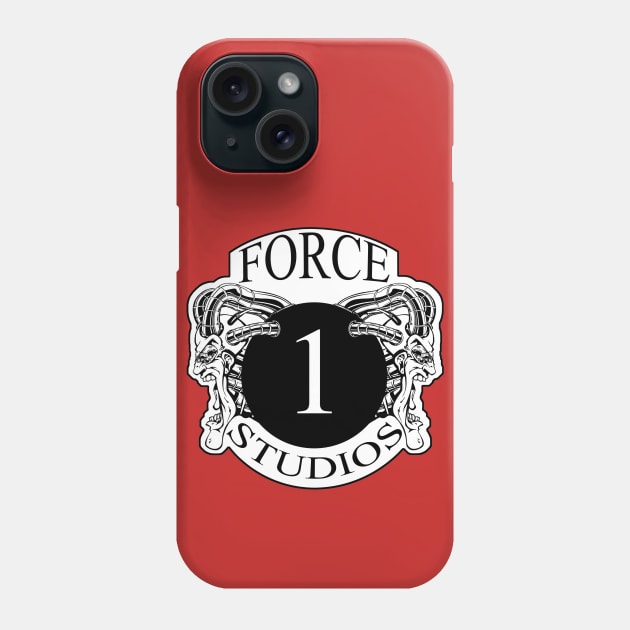 Force 1 studios Black & White Phone Case by Force 1 Studios LLC