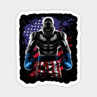 Gorilla boxing Magnet