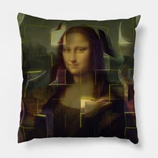 Mona Lisa Design Pillow