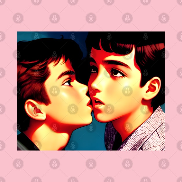 kissing boys by jederanders