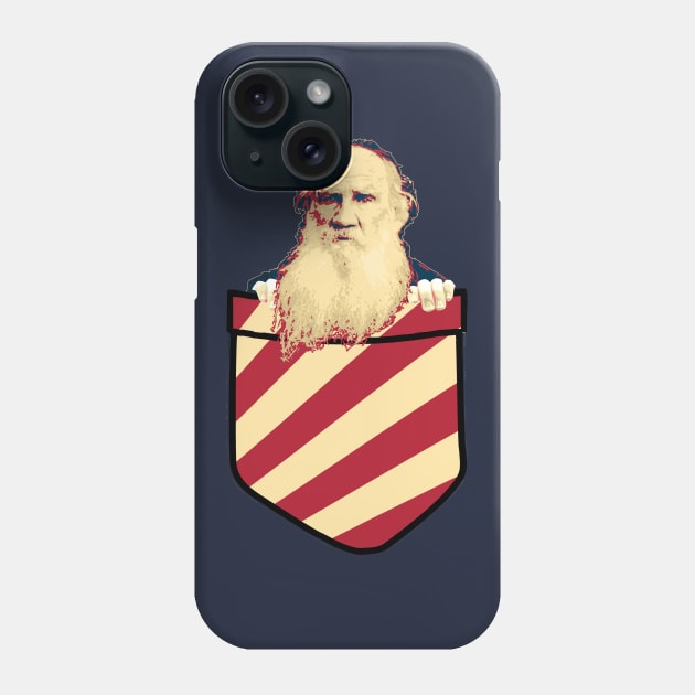 Leo Tolstoy In My Pocket Phone Case by Nerd_art