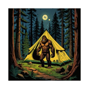 Bigfoot In The Campsite T-Shirt